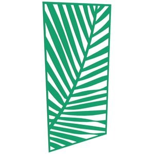 ProtectorAl 300-1200 x 1201-2400mm Light Green/Gloss White Palm Unframed Composite Deco Panel