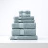 7pc Renee Taylor Brentwood 650GSM Low Twist Towel Set Gray Mist