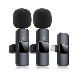 Catzon Dual Wireless Lavalier Microphone For Android Type-c Input Clear Sound