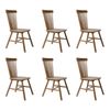 Levede Dining Chairs 6 Pack Windsor Wood Kitchen Oak