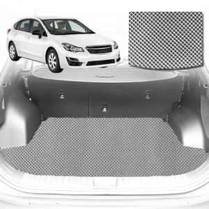 6D Diamond Car Boot Mat for Subaru Impreza G3, G42011-2016-Hatch-Cargo Mat-Grey-Outback GT
