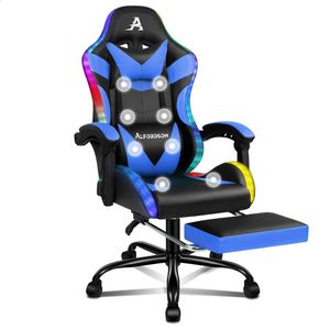 ALFORDSON Gaming Office Chair Blue