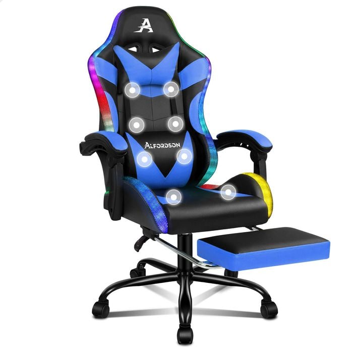 ALFORDSON Gaming Office Chair Blue