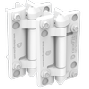 D&D Technologies White KwikFit Polymer Pivot Hinges