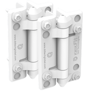 D&D Technologies White KwikFit Polymer Pivot Hinges