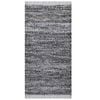Abstract Handwoven Jute Rug - Whistler - Chocolate - 80x150cm
