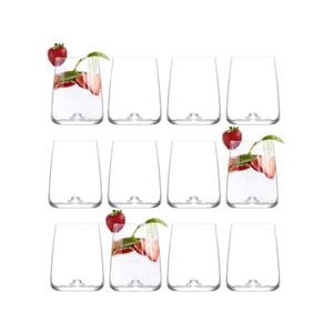 Terra Tumbler Glasses - 475ml - Clear - Pack Of 12