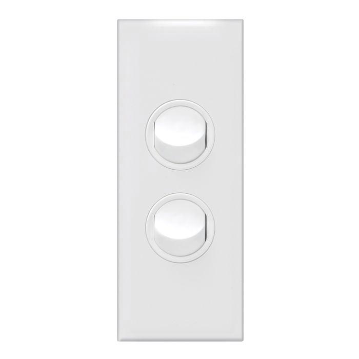 HPM VIVO Architrave Switch 2 Gang