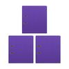 3x Marbig Pe Lever Arch File Folder A4 Document Filing Organiser Holder Purple