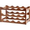 3-layer Bamboo Wine Storage Rack (12 bottles)