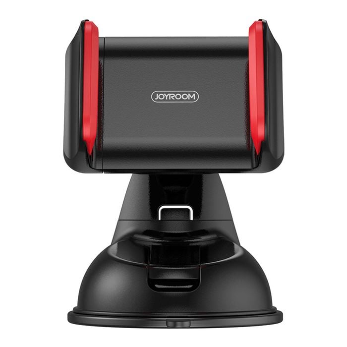 Car Holder Joyroom 360 Suction Cup Universal Phone Stand Windscreen Mount - Black & Red