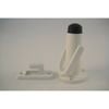 Miles Nelson Door Stop Latch Wall Mounted White