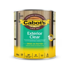 Cabot's 500ml Satin Water Based Exterior Clear