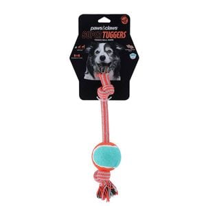 Paws & Claws 26cm Super Tuggers Tennis Ball Rope