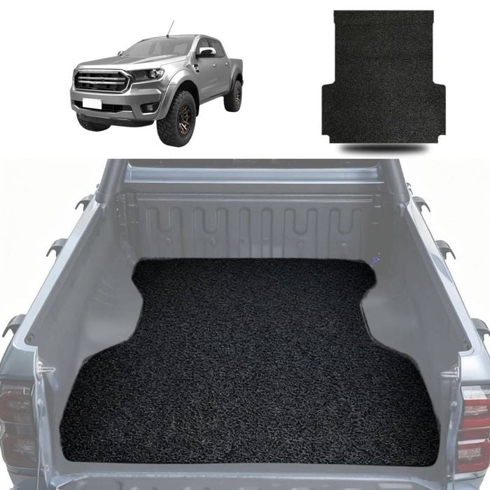 Signature Honeycomb UTE Tub Mat Tray Liner for Ford Ranger 2018 - 2022 (PX3 Dual Cab Ute) - Black
