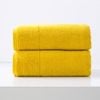 2pc Renee Taylor Aireys 650GSM Zero Twist Bath Sheet Spice
