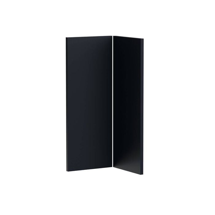 Kaboodle Midnight Plum Modern Corner Wall Cabinet Doors - 2 Pack