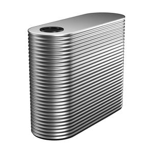 Kingspan 3000L Slim Steel Water Tank - Galvanised 850mm x 1560mm x 2700mm