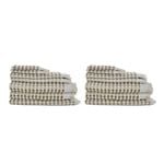 Jenny Mclean Pom Pom 7PC Bath Linen Set - Natural tones