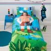 Cubby House Reversible Croc Hunter Quilt Cover Set Single