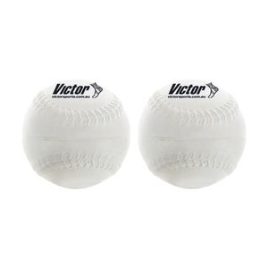 2PK Victor Sports Softball Rubber Kapok Durable Practice Training 12 In