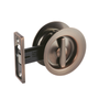 Schlage™ Aged Brushed Copper Round Privacy Cavity Slider