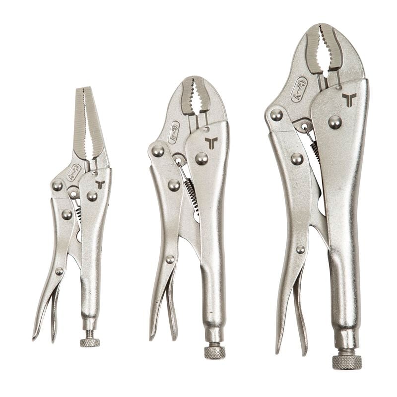 3 Piece Locking Plier Set