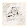 Artey | Silver Shell I - Framed Canvas - Natural Frame - 84 x 84cm