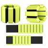 Fohoa 2 Pack Adjustable Ankle Wrist Weights 1lb Each (green)