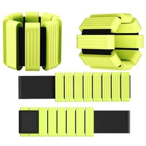Fohoa 2 Pack Adjustable Ankle Wrist Weights 1lb Each (green)