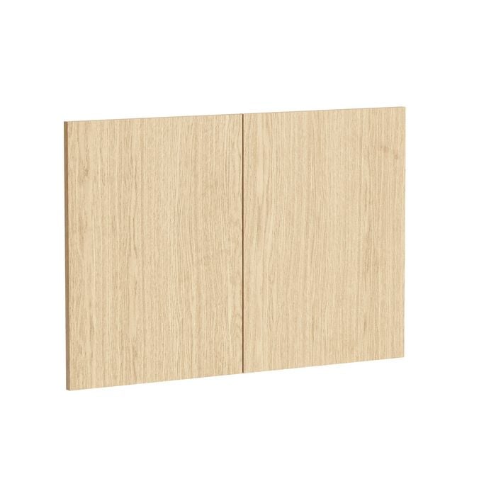 Kaboodle 900mm Honey Oak Modern Rangehood Doors - 2 Pack