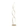 Lexi Lighting Acropora LED Floor Lamp Gold 130cm Contemporary Swirl Design