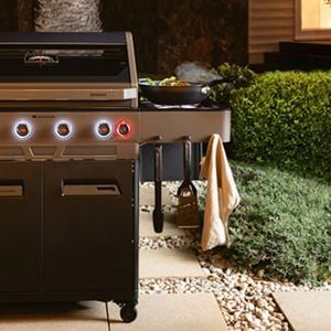 bbq in an outdoor area