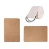 NNETM Yoga Blocks 2 Pack with Strap High-Density Cork (Beige)