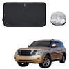 Front Windscreen Sun Shade for Nissan Patrol Y62 2013 - Current (Y62) - Standard 150 x 85 cm - Black