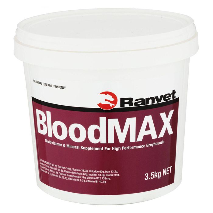 Ranvet Bloodmax Greyhounds Multivitamin & Mineral Supplement 3.5kg
