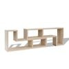 vidaXL TV Cabinet Double L-Shaped Oak Entertainment Stand Display Sideboard