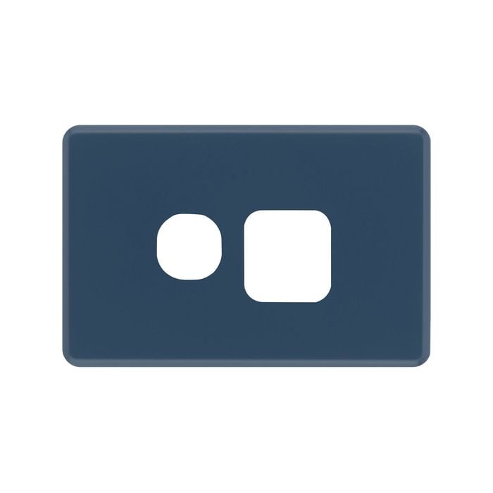 DETA Midnight Navy S-Line Single Power Point Cover Plate