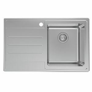 Everhard 800mm Stainless Steel Nugleam Edge RH Bowl And Drainer