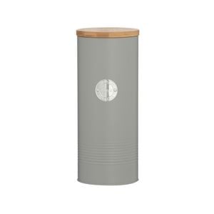 Typhoon Metal Pasta Storage Jar - Grey