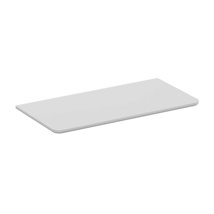 Flexi Storage Home Solutions 600 x 15 x 300mm White Curved Shelf
