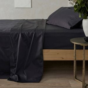 Bedding Co. Sheet Set 500TC Organic Cotton Charcoal Super King