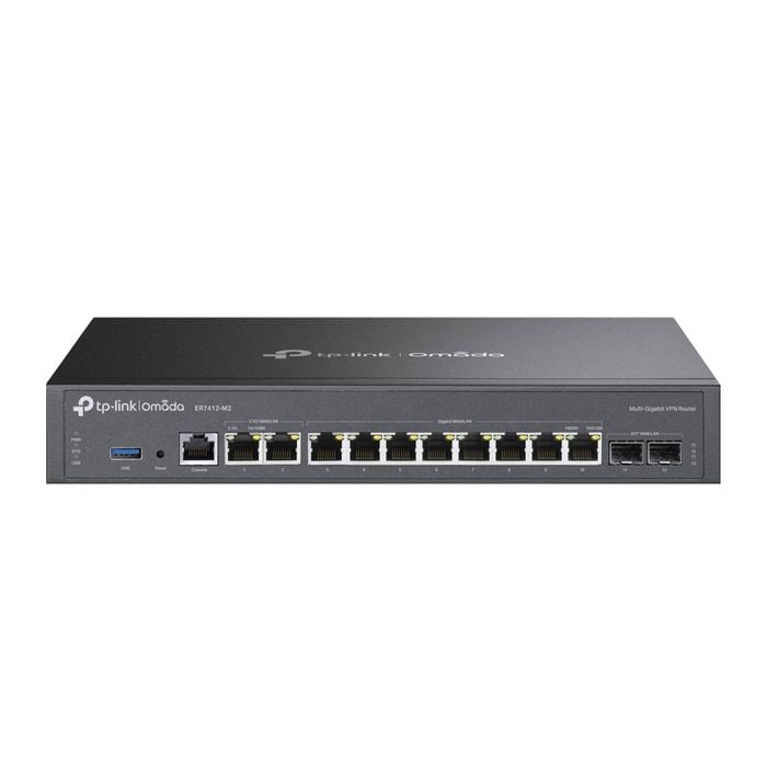 TP-Link ER7412-M2 Omada Multi-Gigabit VPN Router, Quad-core CPU, 2x2.5Gbps RJ45