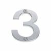 Sandleford 60mm Stainless Steel Numeral 3