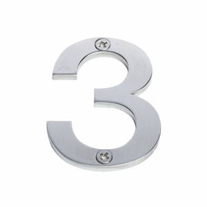 Sandleford 60mm Stainless Steel Numeral 3