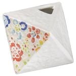 Omotenashi White Triangle Vase