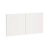 Kaboodle 1000mm Vanilla Essence V-Groove Fridge Cabinet Doors - 2 Pack