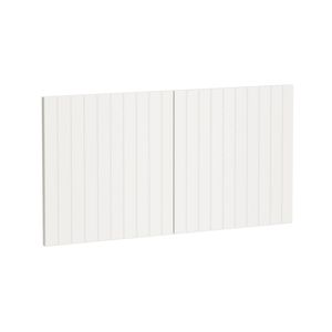Kaboodle 1000mm Vanilla Essence V-Groove Fridge Cabinet Doors - 2 Pack