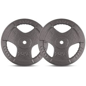Lifespan Cortex 20kg Tri-grip 25mm Standard Plate (pair)