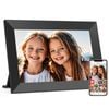 Catzon Digital Picture Frame 10.1 Inch WiFi HD IPS Touch Screen 32GB-Black
